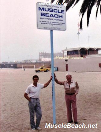 MB_Bert_Goodrich Muscle beach Steve Ford and Bert Goodrich